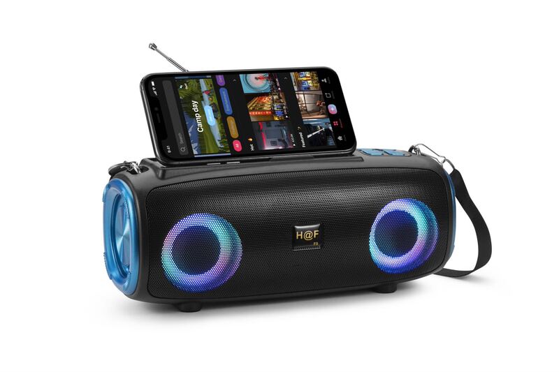HF-F9 solar radio Bluetooth speaker ticker LED music effect outdoor solar charging HF-F9 solar radio Bluetooth speaker ticker LED music effect outdoor solar charging