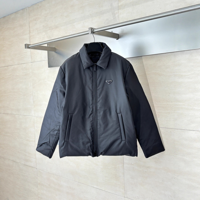 正确版本南油高品质P莆家25s新款三角形标实拉链羽绒服外套男女款|undefined