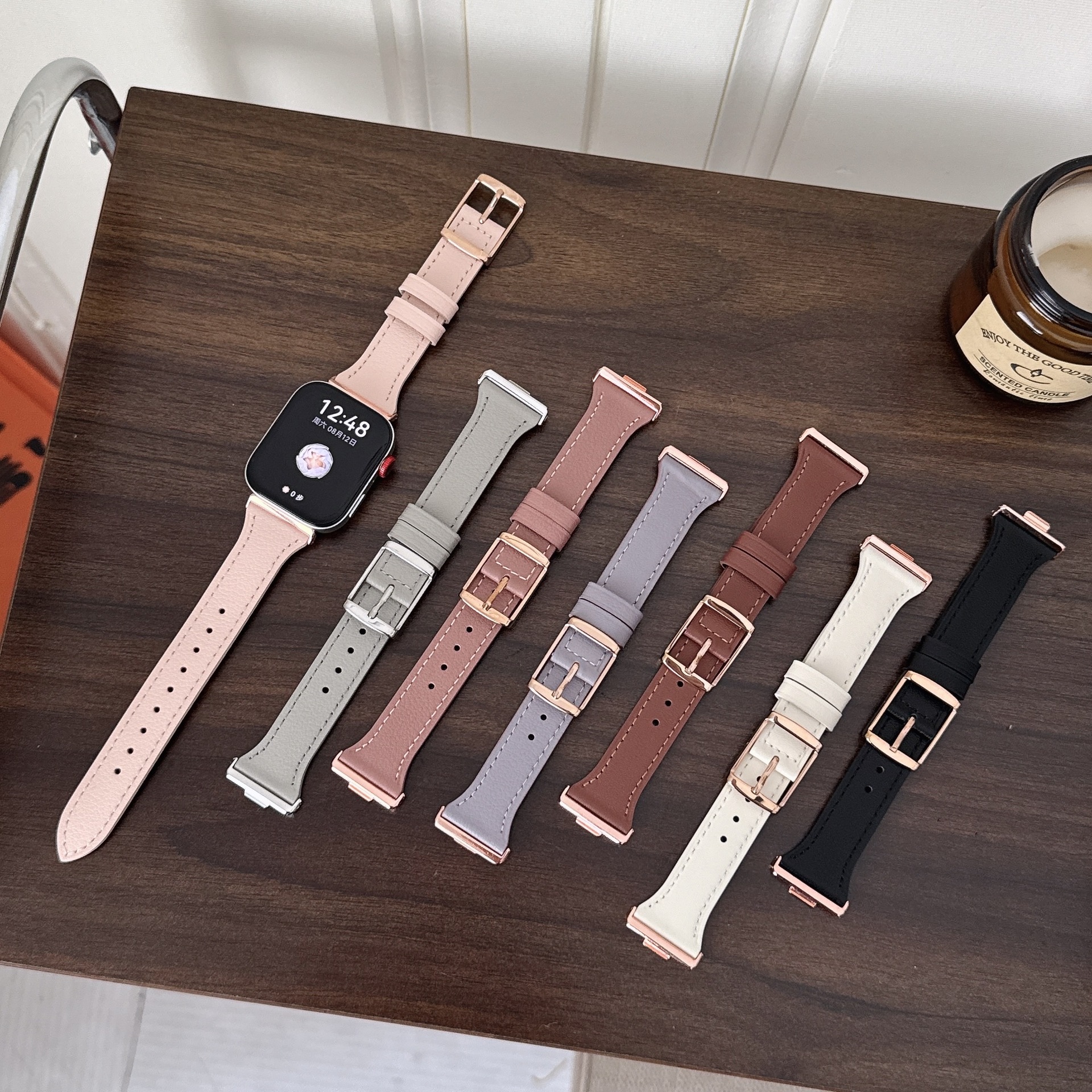 Suitable for Huawei Fit4 Watch Strap Fit4Pro Smart Watch Watchfit2 Leather Wristband Fit3 Bracelet Sports Women