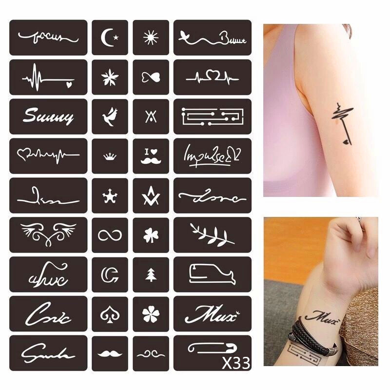 Fresh herbal body painting hollow tattoo template spray painting tattoo tattoo tattoo sticker Hina tattoo template Fresh herbal body painting hollow tattoo template spray painting tattoo tattoo tattoo sticker Hina tattoo template