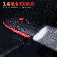 Cross-border new bicycle light charging mountain bike electronic buzzer bell outdoor riding lighting essential LED