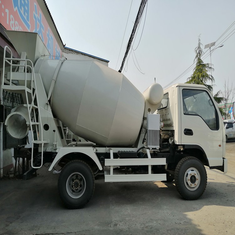 自制小型水泥罐车 3.5方东风牌水泥搅拌运输车 工程搅拌车厂家