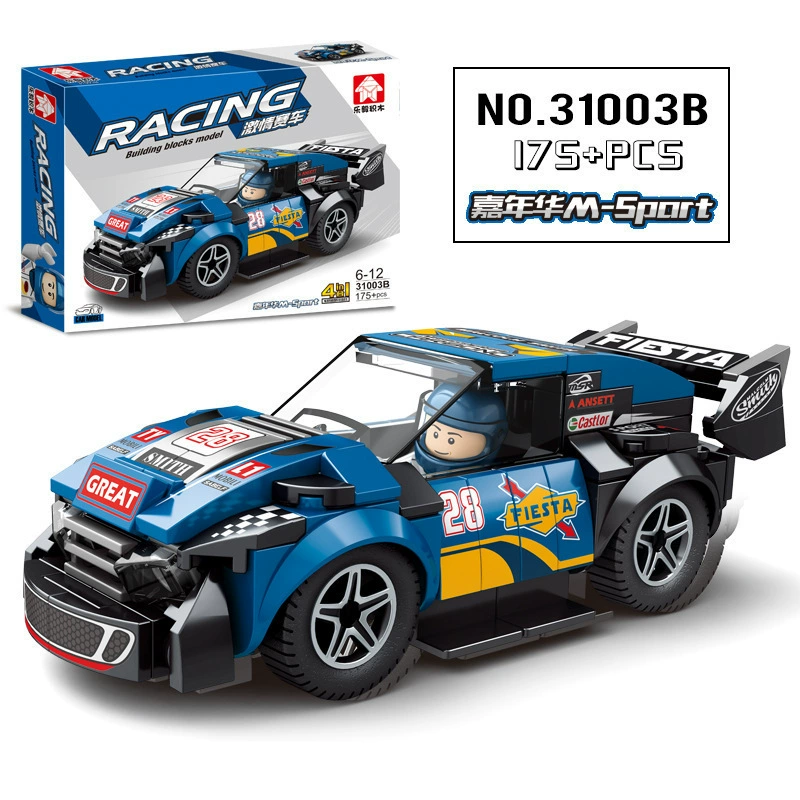 Building Set (Lego-style) Racing & Transport Cars, ABS Plastic, DIY, 80–180 Pieces, Gift