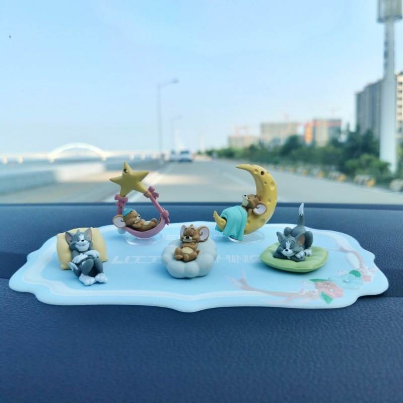 인터넷-유명한 톰 고양이와 마우스 자동차 장식품 제리 자동차 장식 센터 콘솔 장식품 귀여운 무료 배송