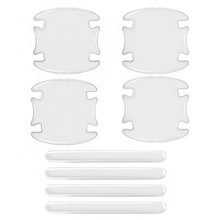 3D透明车门把手贴防刮汽车门碗漆面保护膜拉手防撞条隐形通用J36