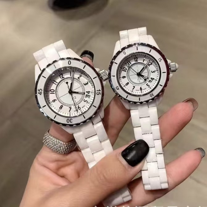 Cross-Border Wholesale of Chanel J2 Ceramic Quartz Steel Band Watches for Men and Women, Couple's Watches, Direct from Manufacturer