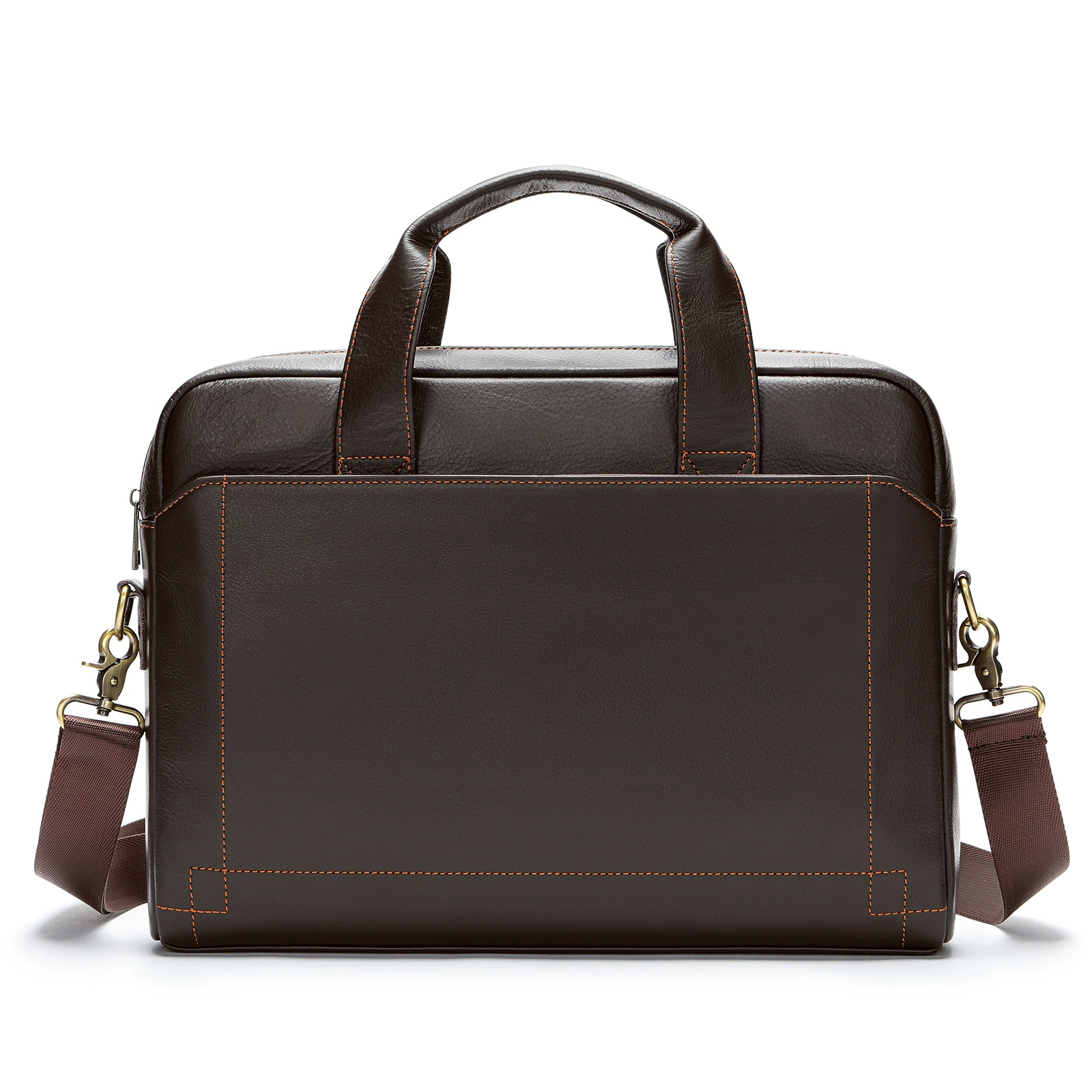 Кожаная портативная держатель для ноутбука, сумка через плечо, натуральная кожа, бизнес-версия