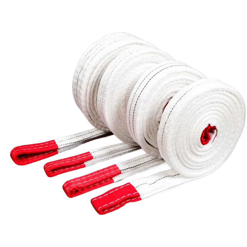 CNHY белый подъемный ремень подъем плоский кран 5/3/2 тонны метр промышленный кран с двойной пряжкой