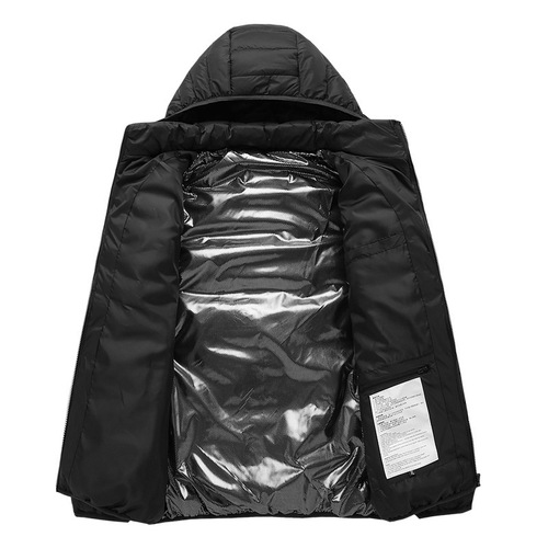 Cross-border intelligent heating jacket winter thin heating warm coat men electric heating vest USB constant temperature heating cotton jacket
