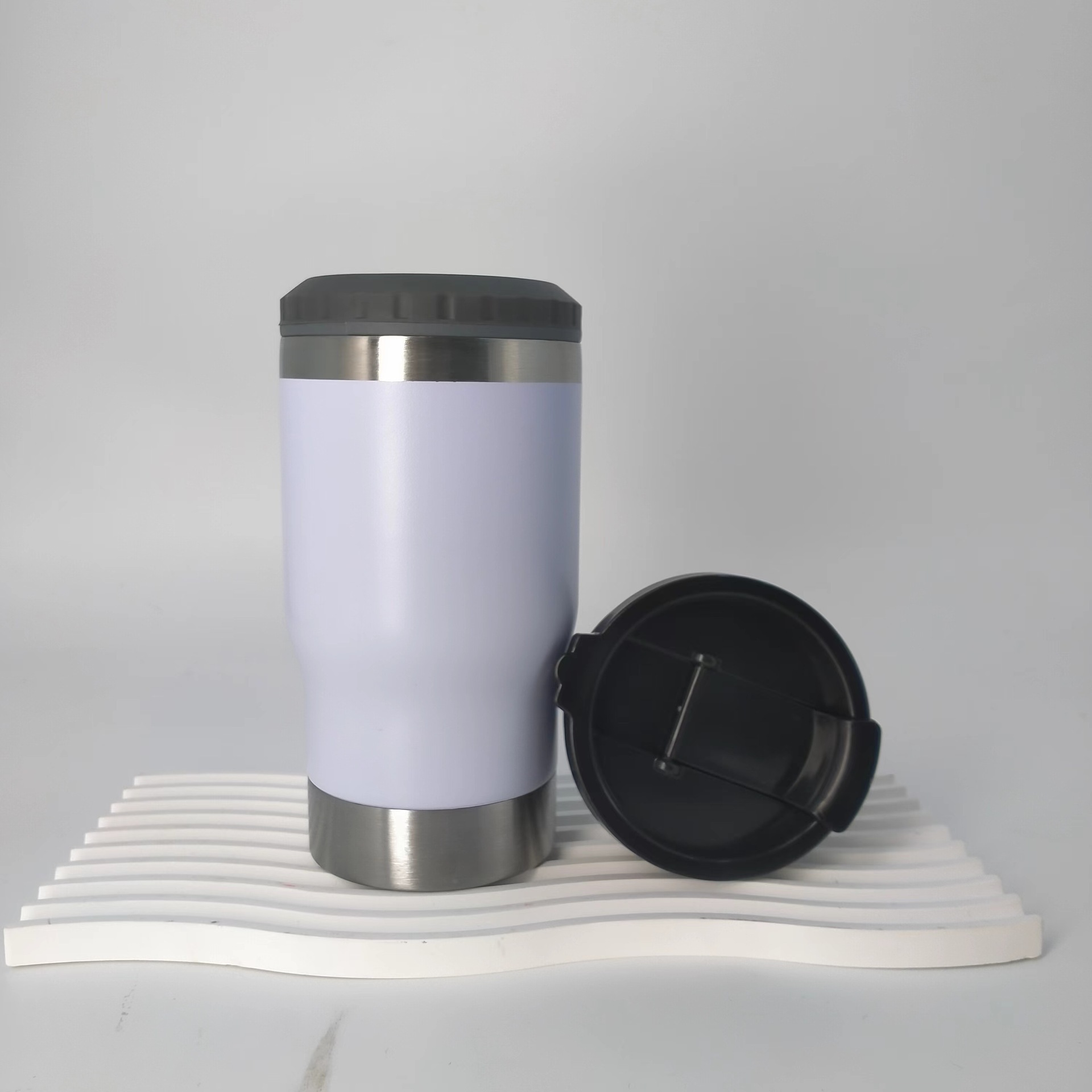 흰색 이중 커버