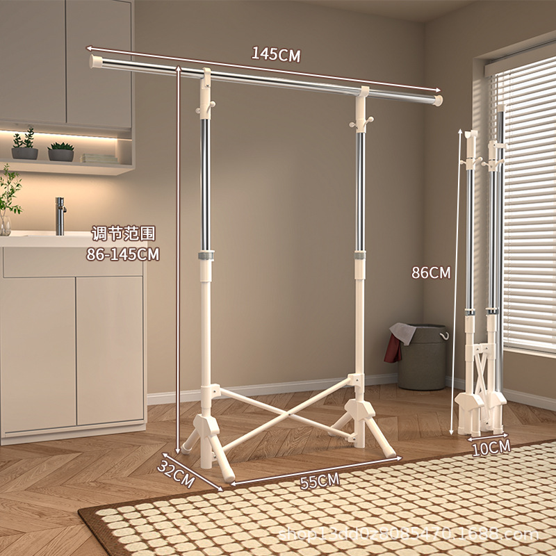 (스테인리스 스틸 사용) 25개 원형 단극 의류 건조대