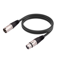 Metal shell double shielded color cable XLR large three-core male to female fully balanced XLR microphone XLR audio cable