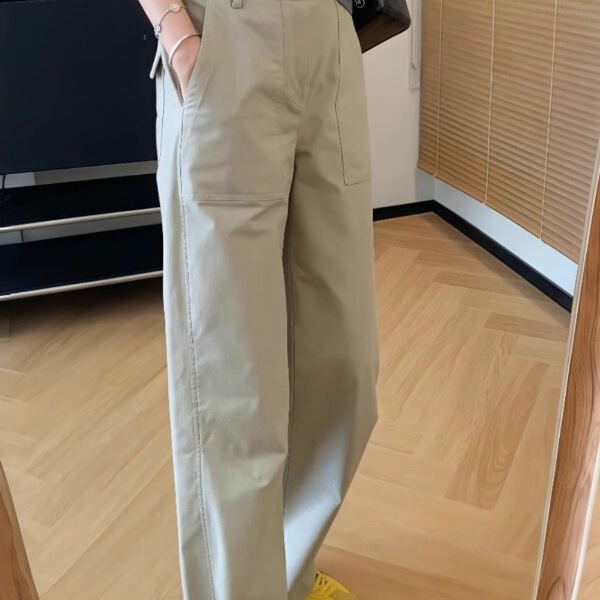 直筒西装裤大码女装显瘦休闲百搭春季新款长裤女夏时尚2025年高腰|undefined