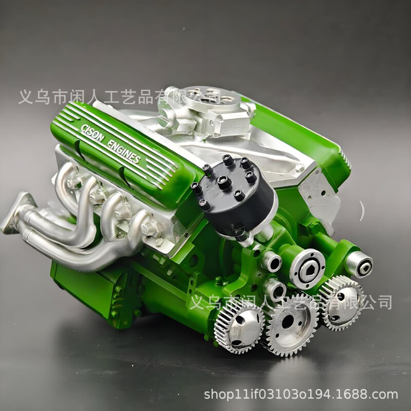 国境を越えた人気のエンジン V8 エンジン装飾品キット ガソリン オーバーヘッド バルブ装飾品 樹脂工芸品装飾品|undefined