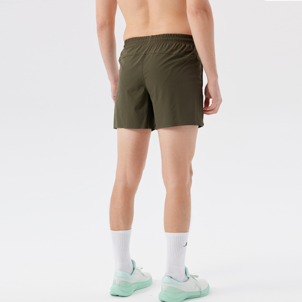 Pantalones cortos de secado rápido, pantalones de entrenamiento de malla transpirables para hombres, entrenamiento de maratón, pantalones deportivos