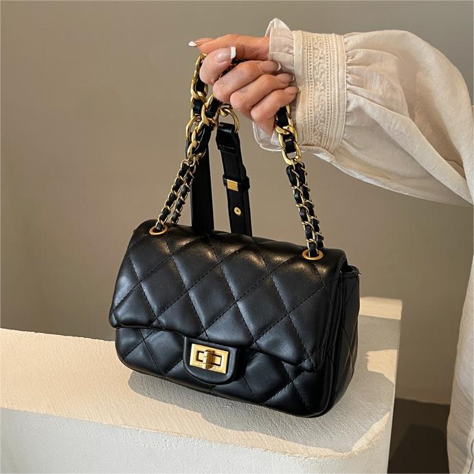 Bolsa de viento de alta calidad, dama 2024, nueva moda, bolso cuadrado de cadena de diamante, bolso de mochila de moda versátil.