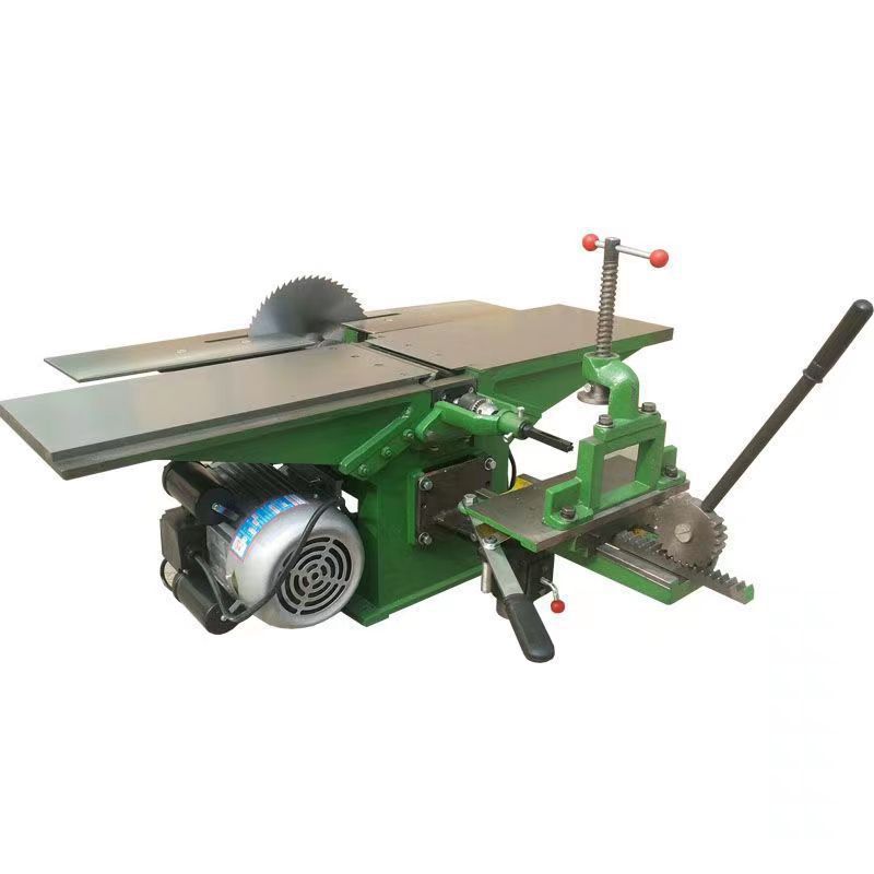 Cepilladora de carpintería de escritorio multifuncional con envío gratis, sierra de mesa pequeña para el hogar, cepilladora eléctrica, cepilladora tres en uno, cepilladora plana