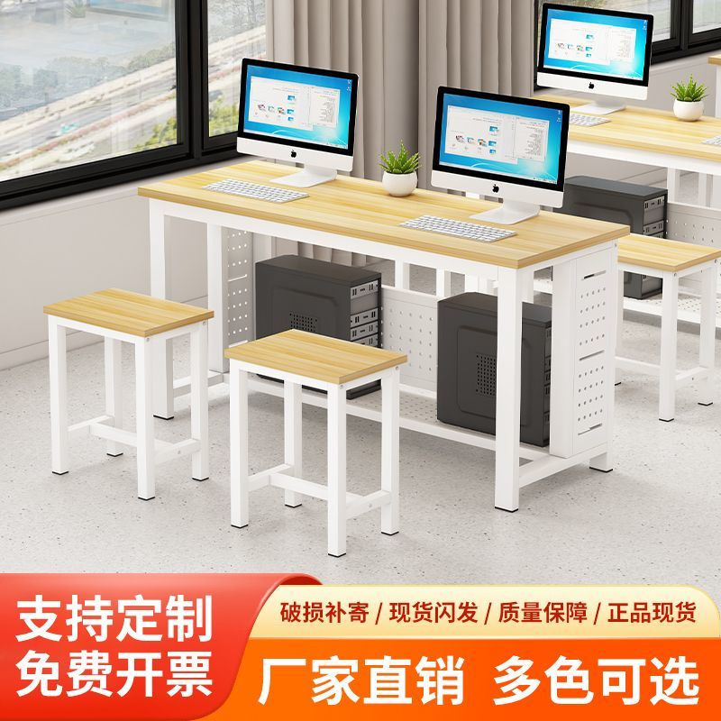 Computer Desks and Chairs for Programming Institutions, School Training Rooms, Computer Rooms, Single and Double Voice Desks, Microcomputer Rooms