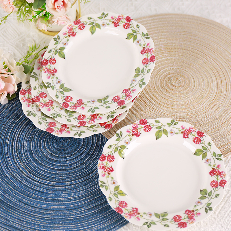 2026 New Embossed Ceramic Western and Nordic Style Plates with Lace Pattern, Microwave Safe, Original Export Order, Nordic Style 2026 New Embossed Ceramic Western and Nordic Style Plates with Lace Pattern, Microwave Safe, Original Export Order, Nordic Style
