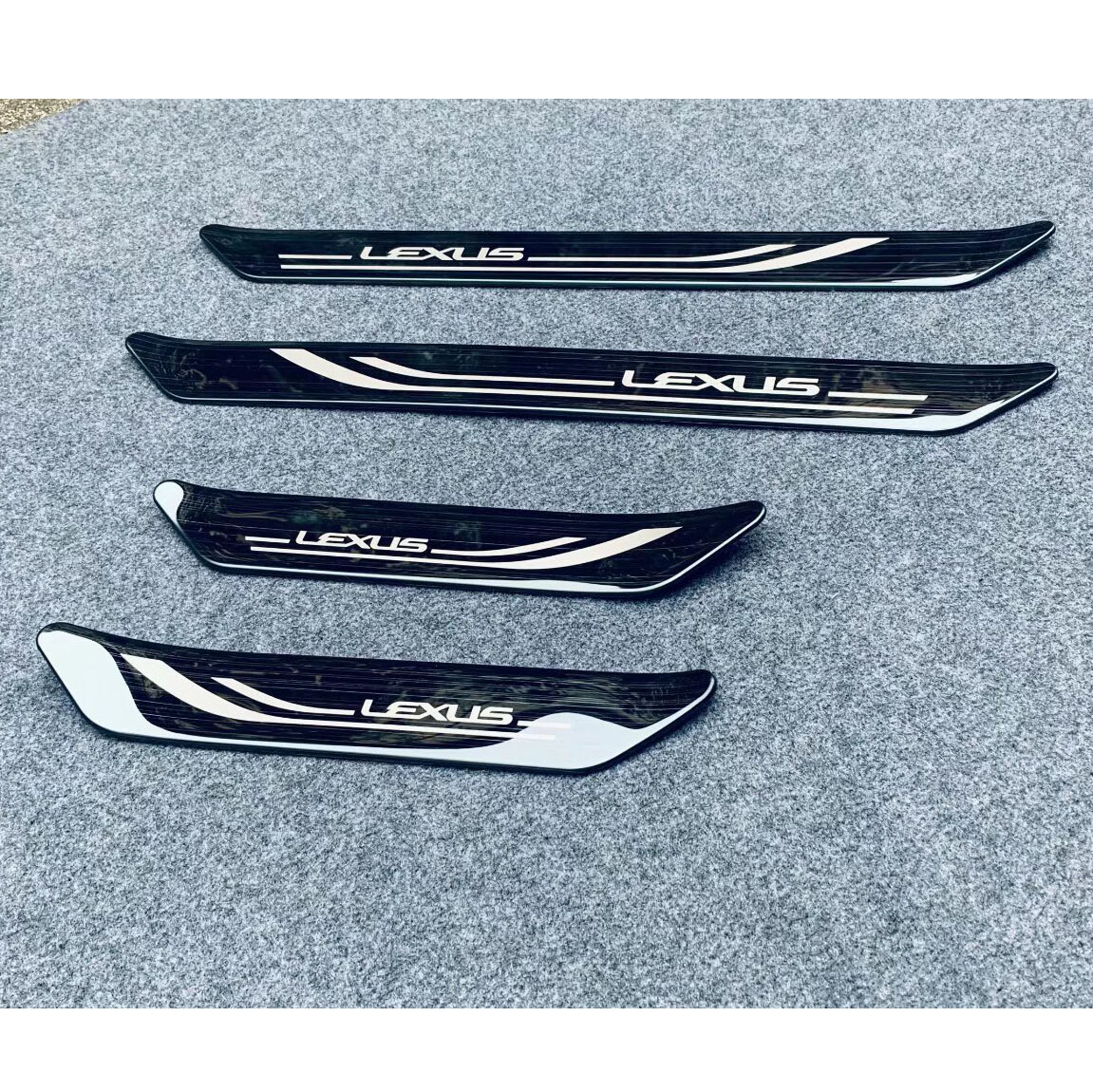 Suitable for 22 Models of Lexus Nx, Interior and Exterior Door Sill Strips, Car Decorative Sequins, Modification Accessories
