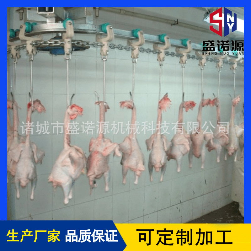 吊挂式鸡鸭鹅脱毛机厂家生产 全自动大鹅屠宰设备 白条鸡脱毛机