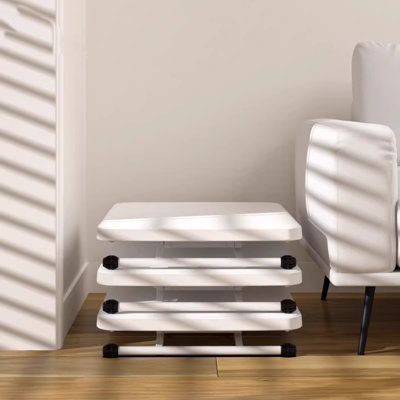 Mesa plegable mesa de comedor al aire libre mesa de comedor doméstica mesa de escritorio de computadora portátil dormitorio simple mesa de aprendizaje elevadora para niños