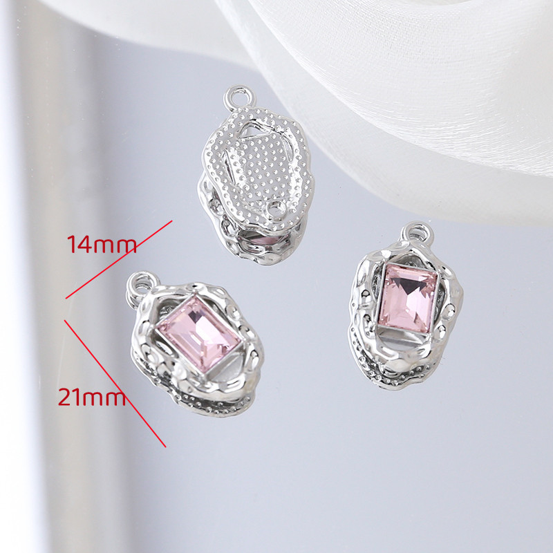 5g Weight Pendant Jewelry Making Type DIY Jewelry Accessories Classification 1 Piece Quantity Alloy Material Heart Shape, Bow Knot Pattern Plating Design Retro, Simple Style Style 1 Piece Alloy Heart Shape Bow Knot Pendant 11