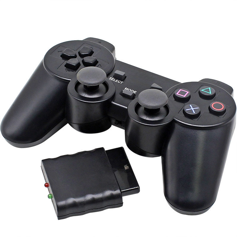 Brand New Ps2 Wireless Game Controller, Dual Vibration Controller with Receiver, 8m Distance Ps2 Type, 2 Lights Brand New Ps2 Wireless Game Controller, Dual Vibration Controller with Receiver, 8m Distance Ps2 Type, 2 Lights