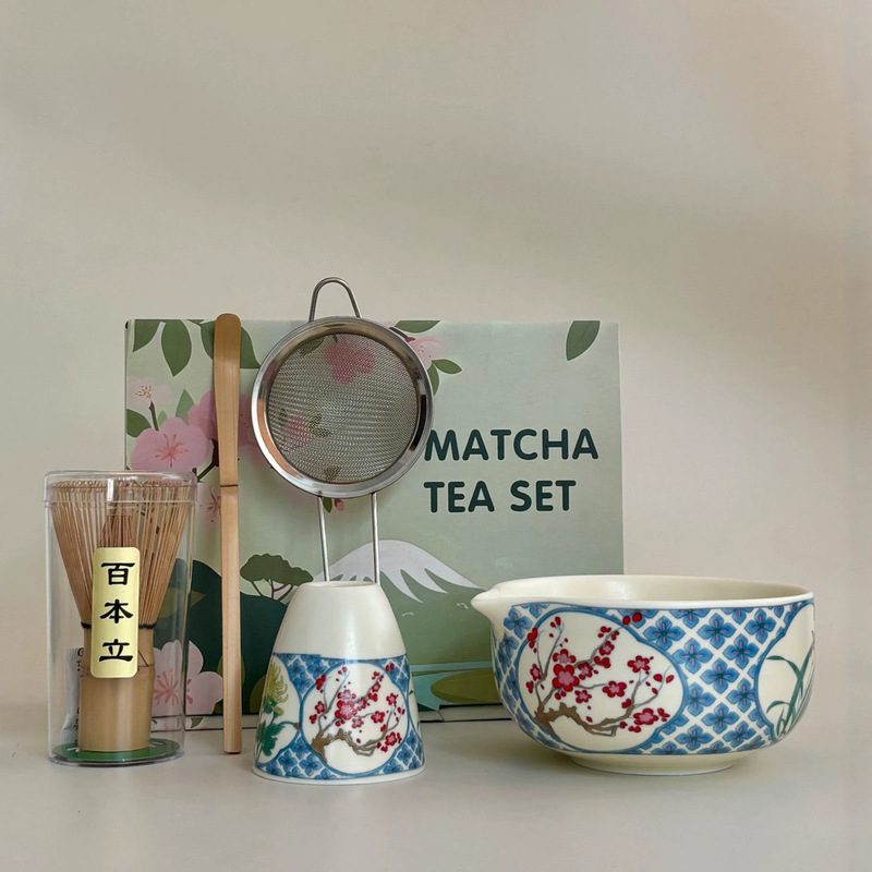 Cross-Border Matcha Bowls, Matcha Tools, Matcha Brushes, Japanese Tea Bowls, Matcha Cups, Stirrers, Tea Whisk Utensils Wholesale