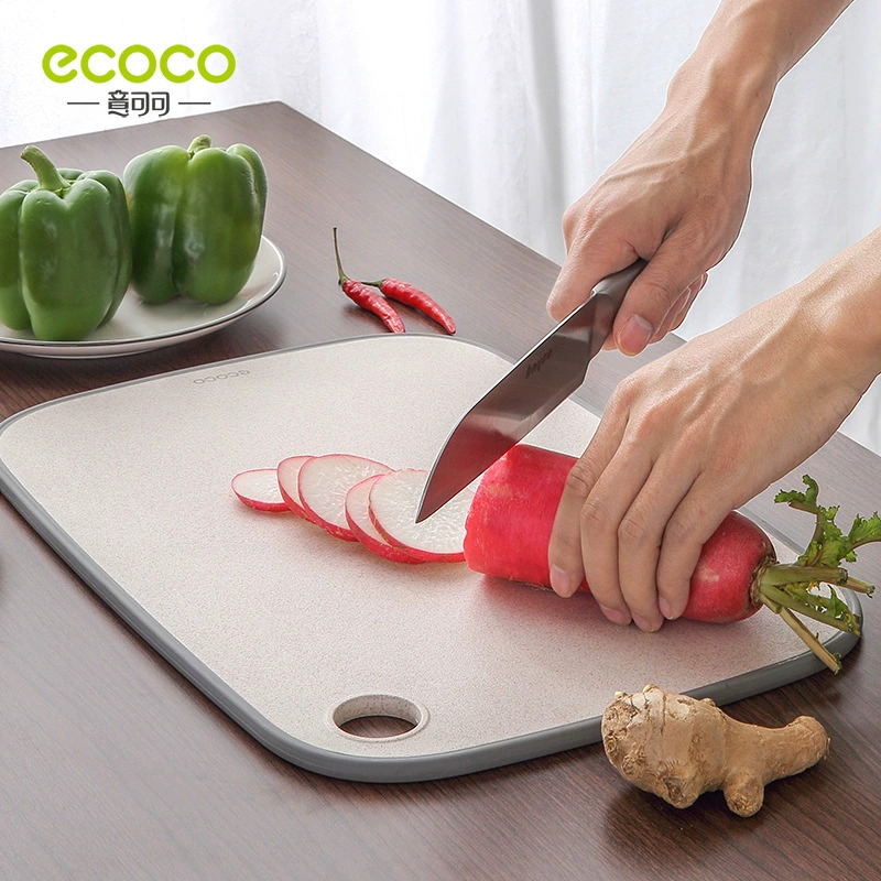 Silicone antibacterial plastic fruit small cutting board