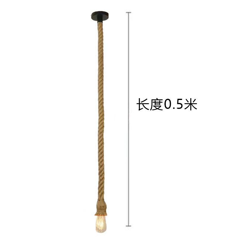Fábrica directa de cable de cáñamo de un solo extremo de doble extremo pequeño candelabro de varios colores tamaño completo de cable de cáñamo