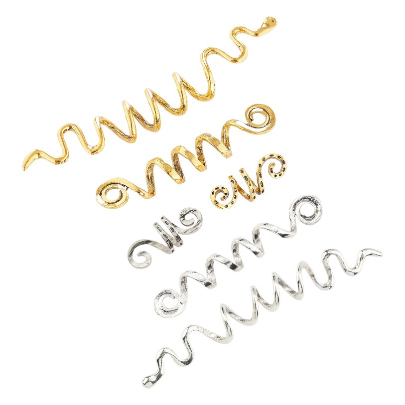 Accesorios para el cabello trenzado sucio africano europeo y americano estilo étnico celta horquilla en espiral peluca irlandesa accesorios para el cabello trenzado traje