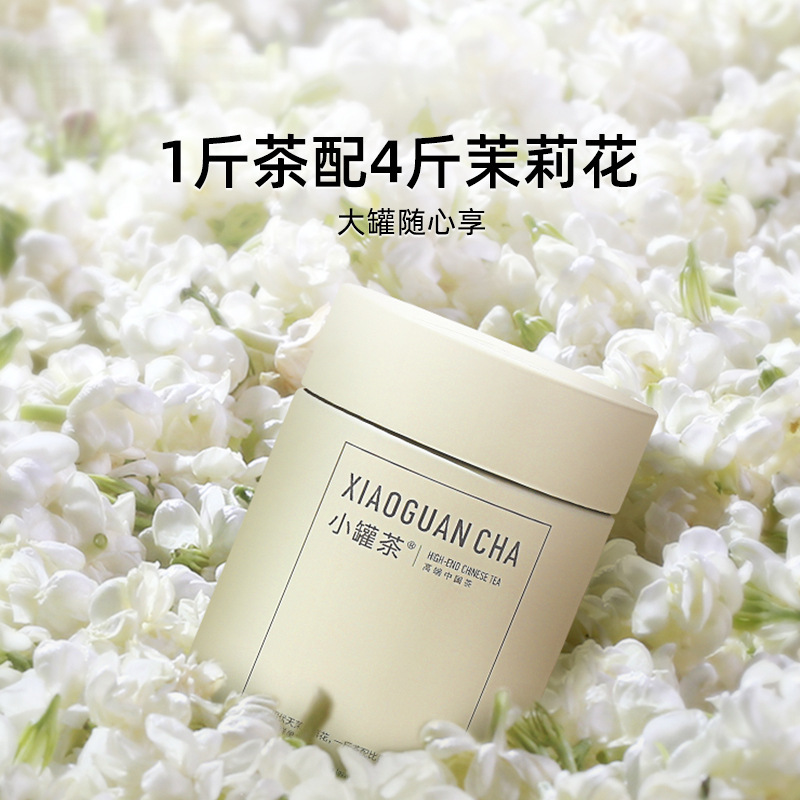 Small Can of Jasmine Tea Leaves from Hengxian, Fragrant for Personal Consumption, Large Can for Enjoying Life, Ration Tea for Gifting, Cold Brew for Personal Consumption Small Can of Jasmine Tea Leaves from Hengxian, Fragrant for Personal Consumption, Large Can for Enjoying Life, Ration Tea for Gifting, Cold Brew for Personal Consumption