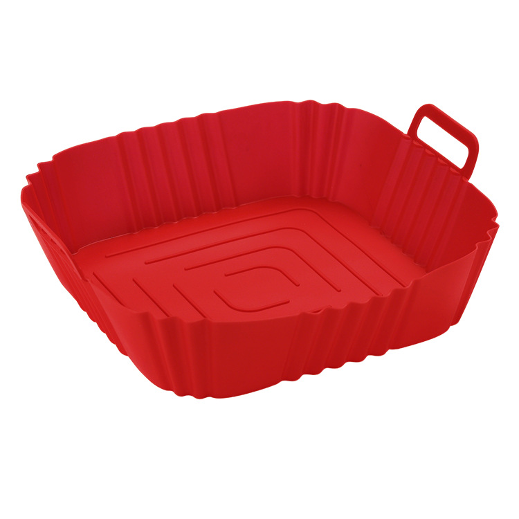 Amazon explosivo aire frito plato de horneado de silicio grado alimenticio resistente a altas temperaturas almohadilla de horneado de aire doméstico