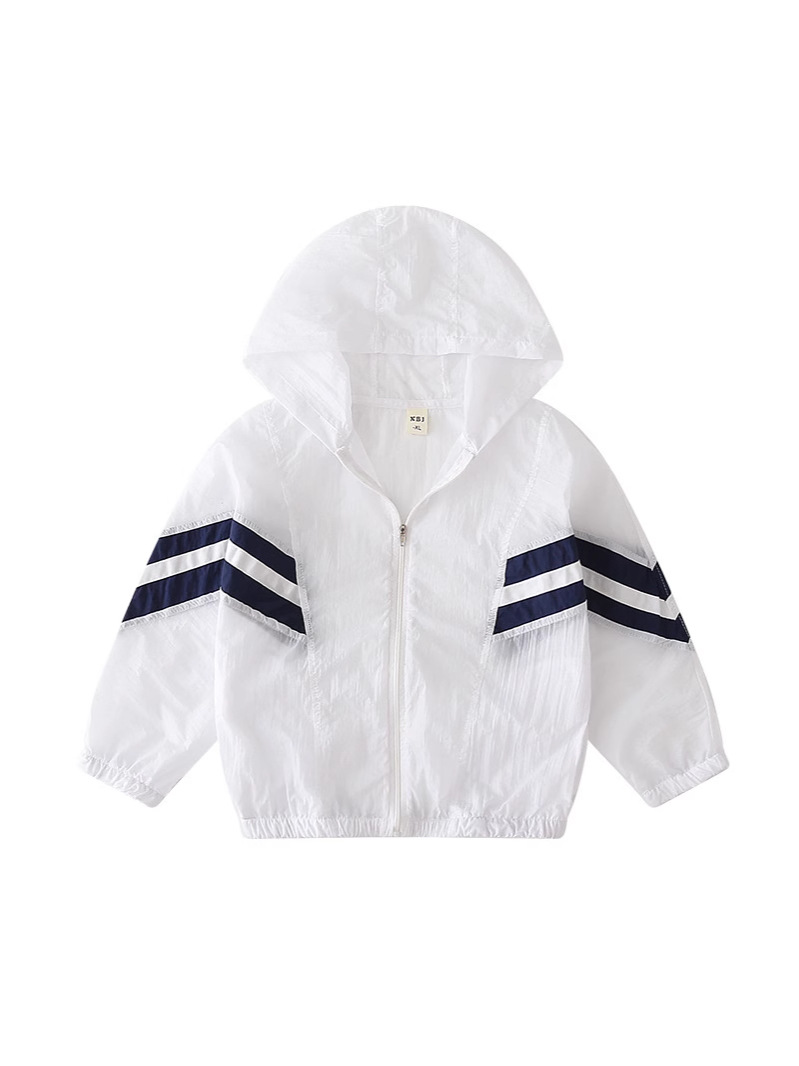 7902 Ropa infantil para niños, ropa de verano con protección solar, nuevo estilo 2026, ropa ligera para niños pequeños y medianos, chaqueta para bebé