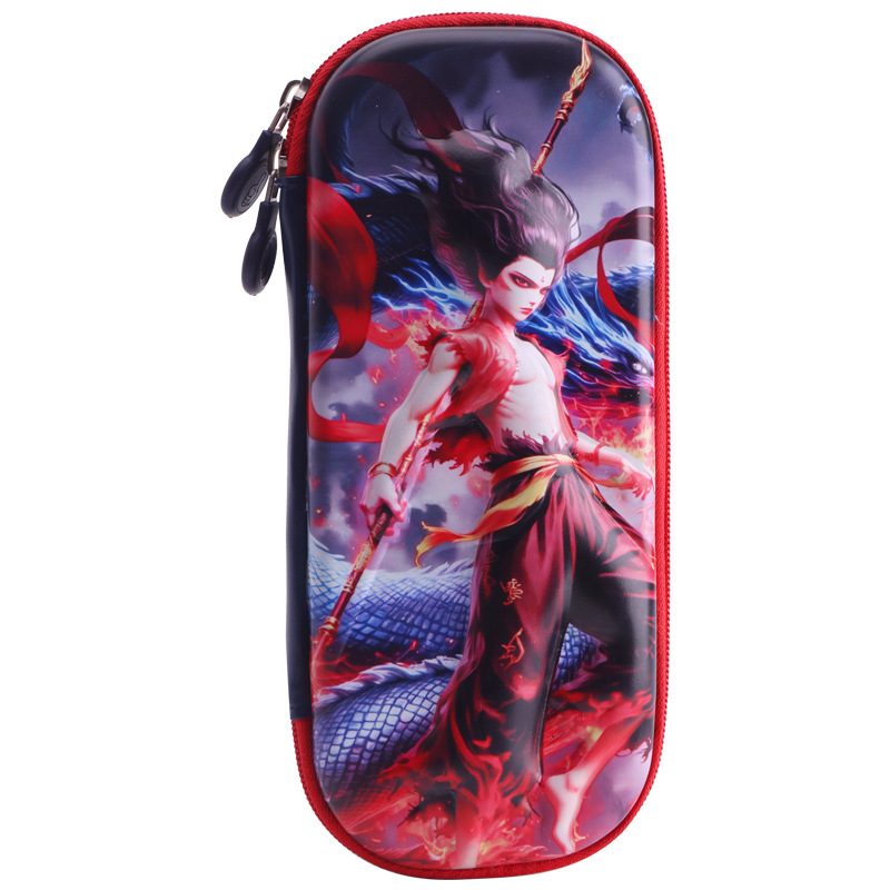 Nueva caja de papelería 3D dibujos animados creativos estudiantes de primaria 1 - 3 - 6 grados cajas de lápiz para niños bolsas de lápiz de gran capacidad