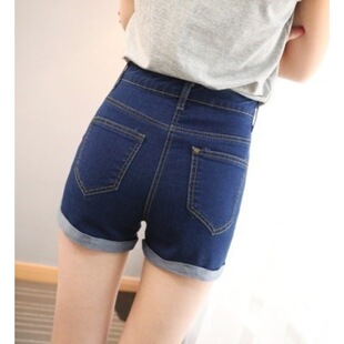 Women Summer High Waist Girls Short  Pants Dem JeanŮ��ѝ