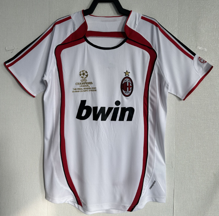 Camiseta de Brasil de manga corta retro 2002 Francia Chelsea Argentina Santas Portugal Camiseta de fútbol AC Milan