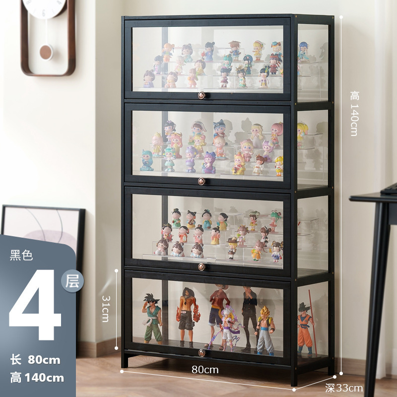 手作りディスプレイキャビネット模造ガラス透明防塵ディスプレイキャビネットレゴおもちゃアクリルディスプレイキャビネットスモークキャビネット化粧品|undefined