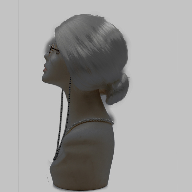 La abuela y el abuelo juego de rol vestir traje de Halloween danza etapa juego peluca para el traje de ancianos