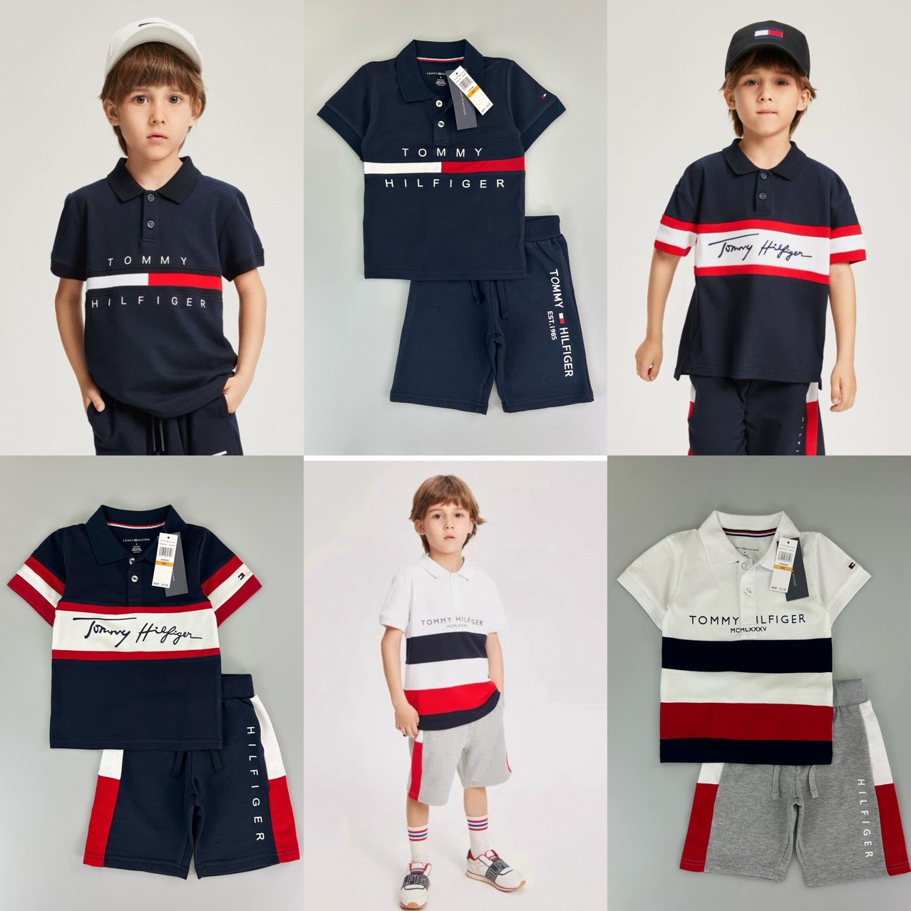 【一手起批】新花色mix brands外贸童装短袖套装baby summer sets