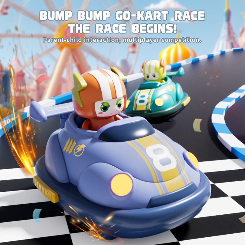 Cross-Border Export of Two-Player Bumper Cars, Remote Control Toy Cars, Children's Football Battle Toy Cars, Export Wholesale