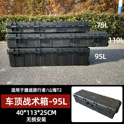 Modified Car Roof Luggage Rack — Roof rack - roof-tactical-box-95l