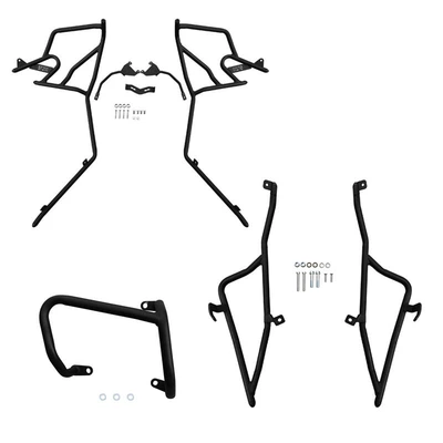 Guangyang St250 Motorcycle Ck250T-16: Motorcycle bumper - front-bumper-rear-bumper-exhaust-lever-black
