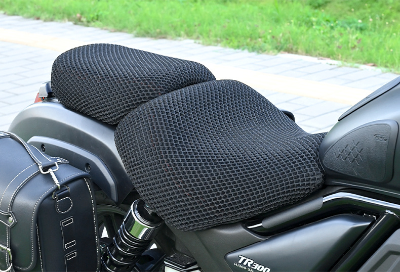 Suitable for Haojue TR300 Motorcycle TR300plus Cushion Cover Sunscreen Waterproof Heat Insulation Breathable Cushion Mesh Cover