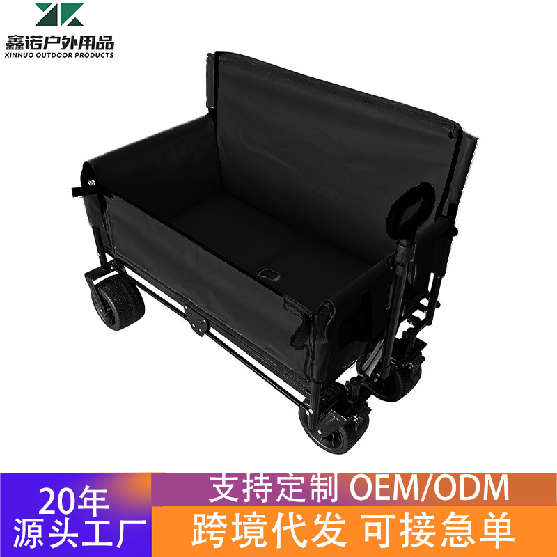 Direct sales of portable, foldable carts for outdoor stalls; these carts can accommodate people and are multifunctional