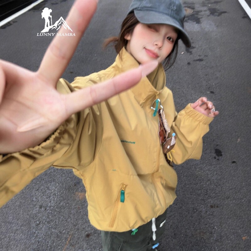 Big Brand Women's Jackets for Spring and Autumn 2026 New Outdoor Trendy American Style Baseball Jackets Sports Jackets Windbreakers for Men