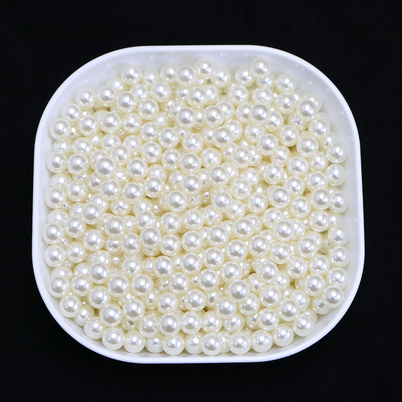 Abs Imitation Pearl Loose Beads Non-Porous Pearls DIY Handmade Jewelry Clothing Accessories Accessories Wholesale Multiple Specifications 4
