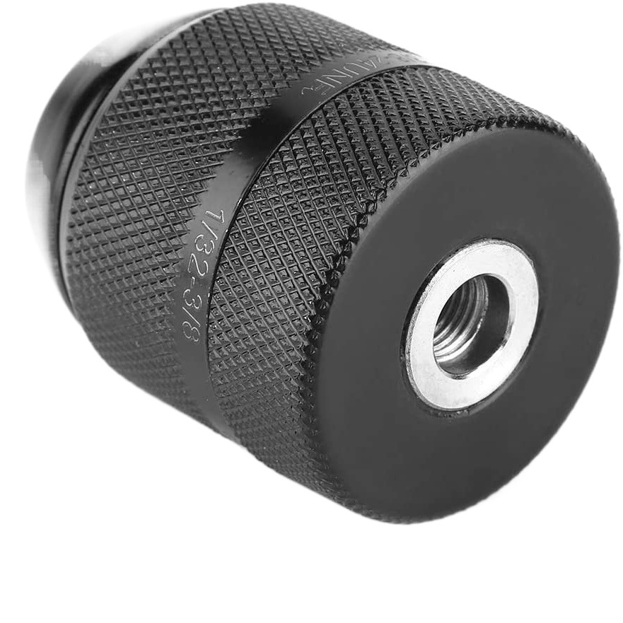 Taladro de mano de metal de 10mm mano apretado auto-bloqueo Chuck impacto martillo eléctrico llave de conversión redonda mango hexagonal