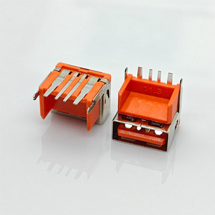 Af Female Socket 9.5/9.8/10.5/11.3/Usb High Current Flat Edge with Rolled Edge Black, Orange Glue and Other Colors